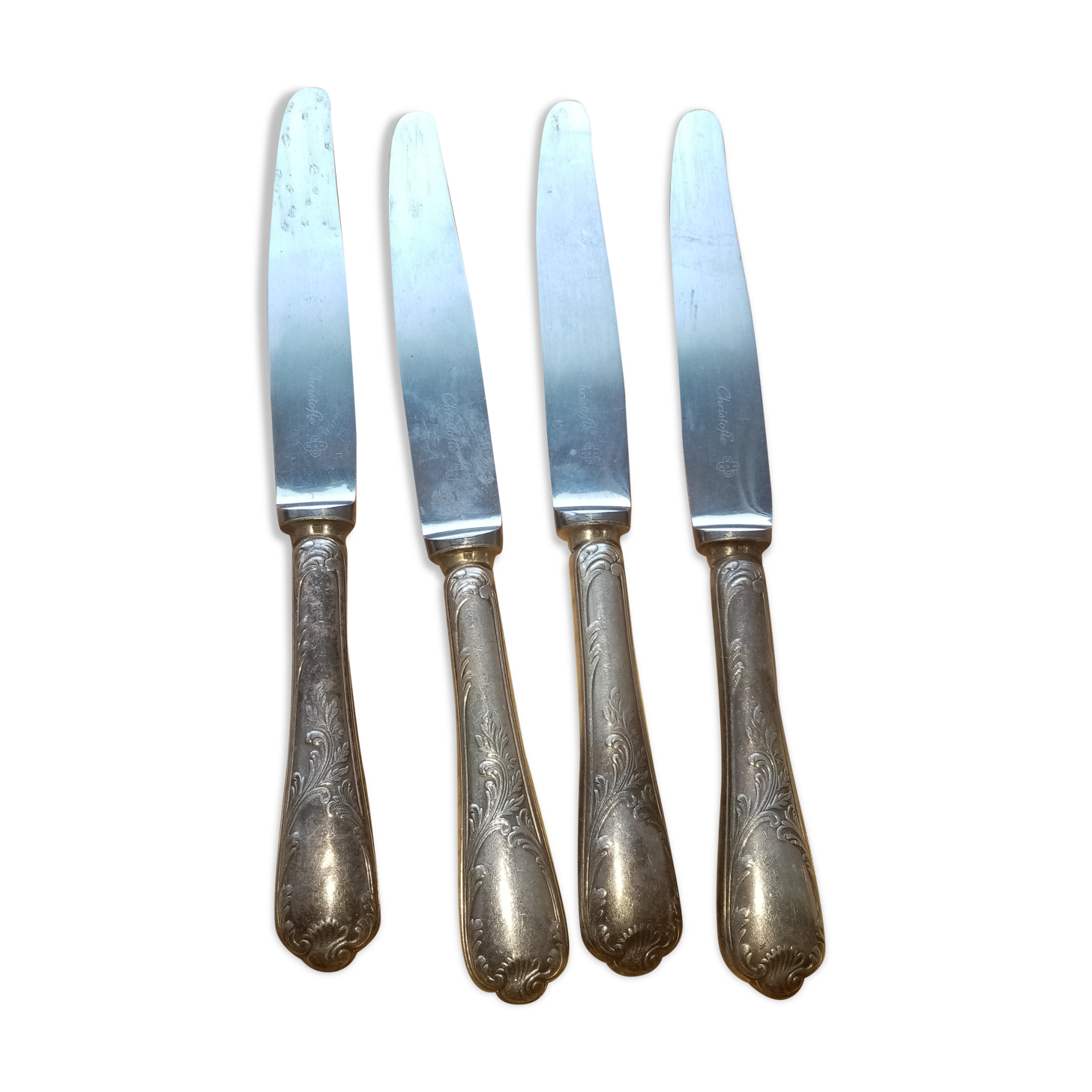 4 chritophle dessert knives