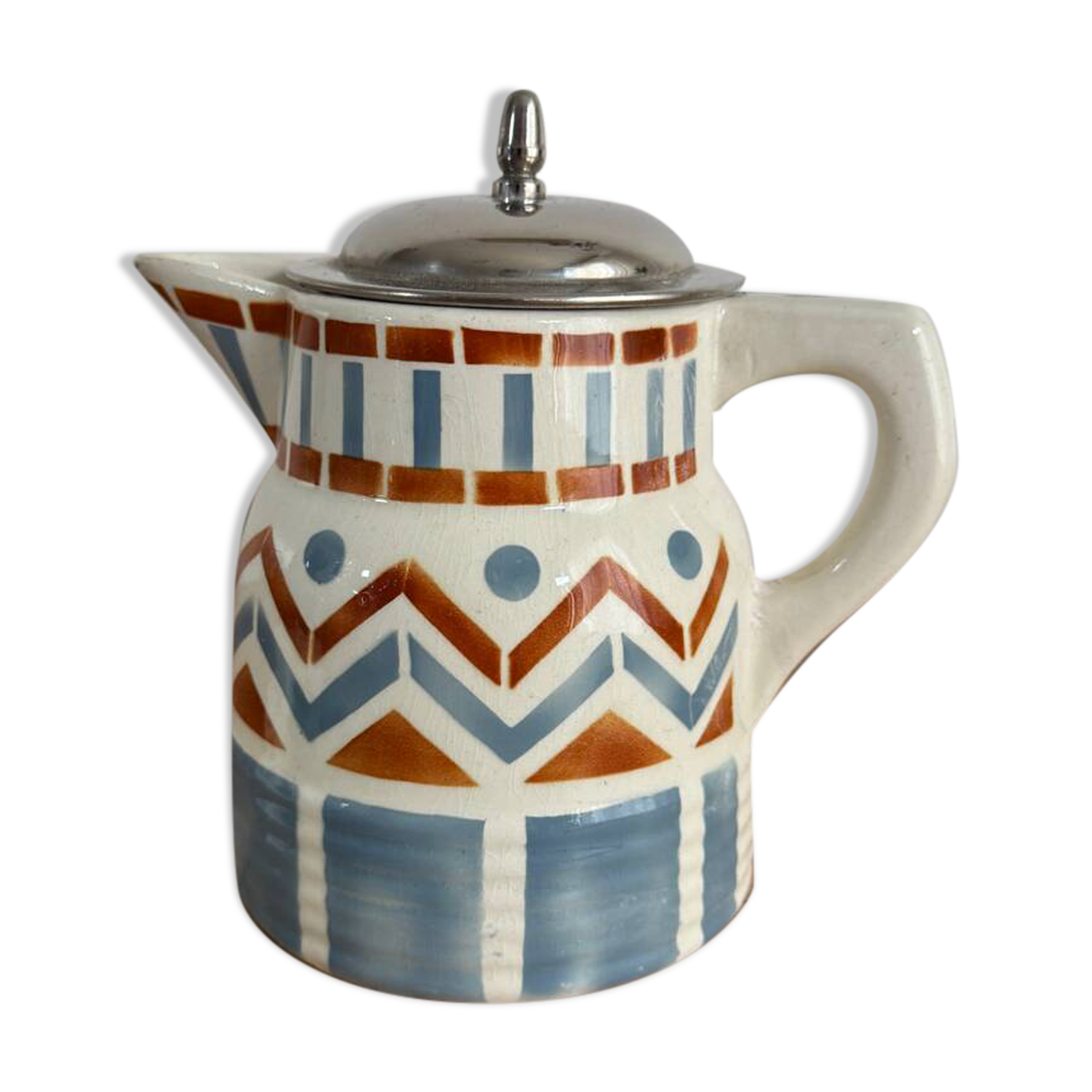 Longwy teapot jug