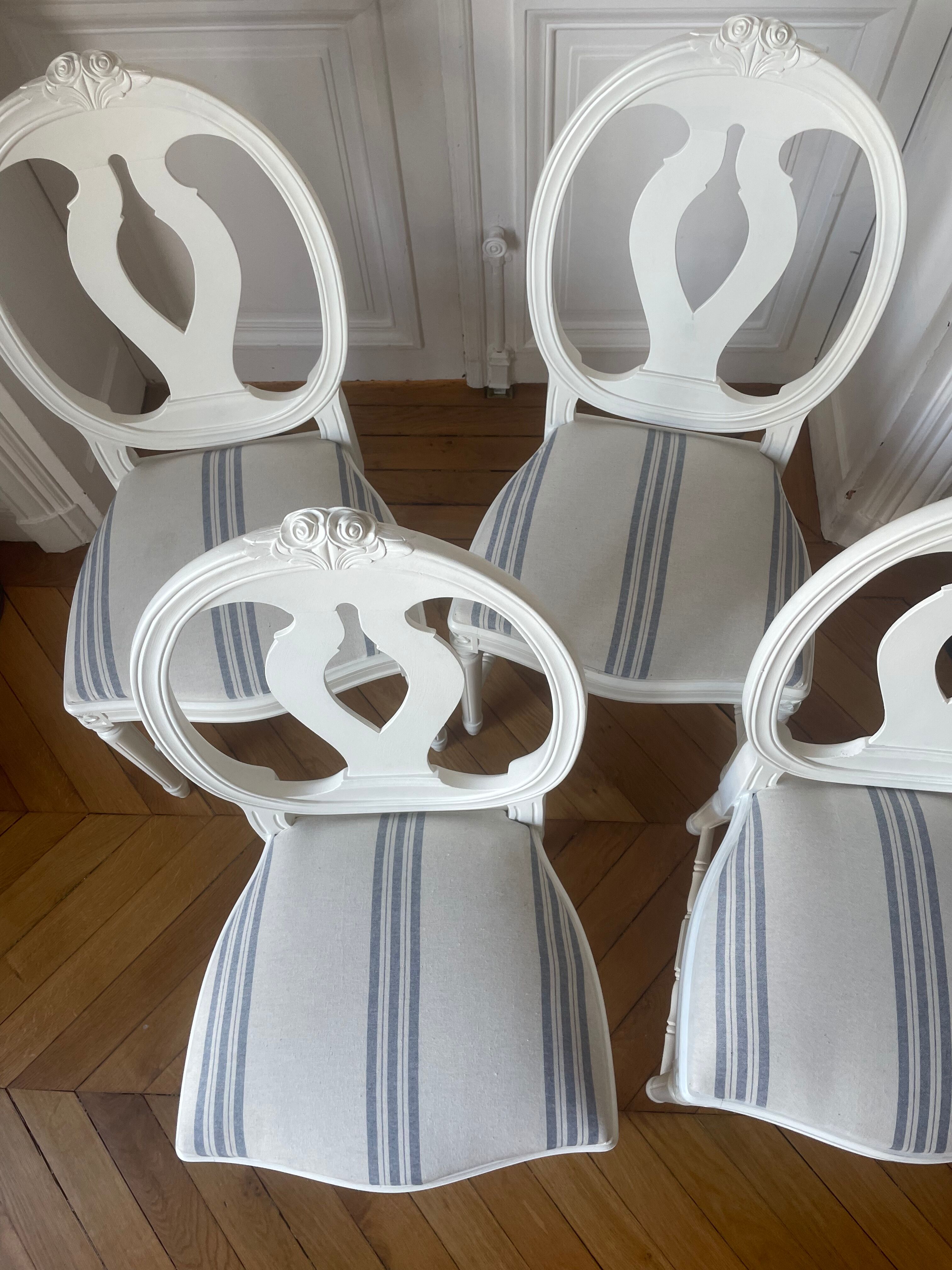 Gustavian chairs "Rosen"