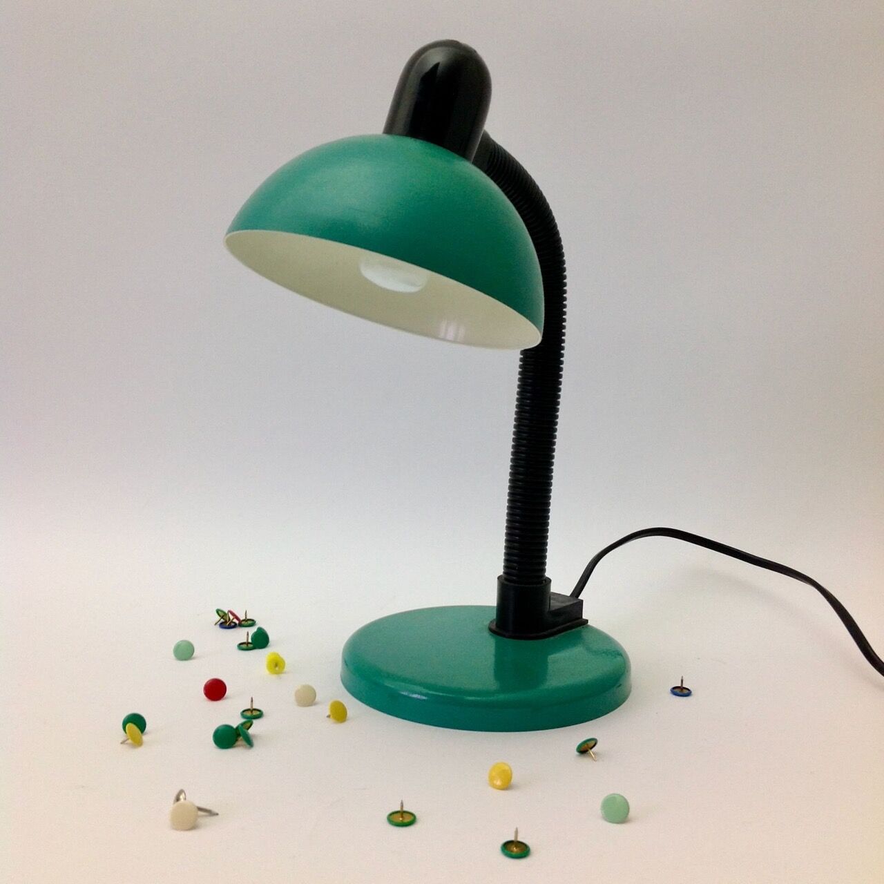Green desk lamp