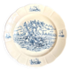 Longchamp round dish in blue iron clay, “Burgundy” service