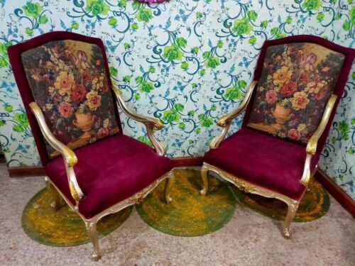 Louis XV style armchairs