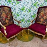 Armchairs Louis XV style