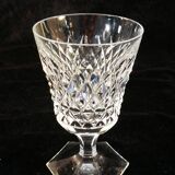 11 wine glasses in Crystal cut with diamond tip CRISTALLERIE DE LORRAINE