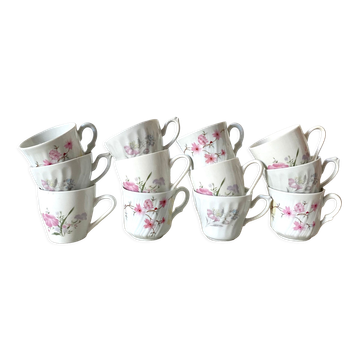 Mismatched porcelain cups