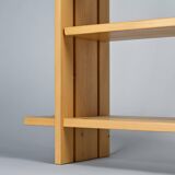 Solid pine shelf, Les Arcs France circa 1980