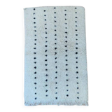 Berber rug with aligned black dots 95x150 cm