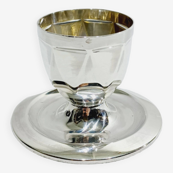 Louis Coignet – Flat Egg Cup In Sterling Silver