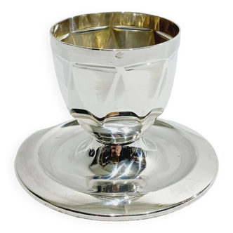 Louis Coignet – Flat Egg Cup In Sterling Silver