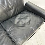 ‘70s/‘80s Vintage 620 Leather 2-Seater Sofa by Dieter Rams for Vitsoe