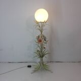 Flower Bouquet Pastel Floor Lamp 1960s Vintage Italian Sheaf Of Wheat Midcentury