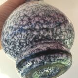 Thick ceramic vase in art deco style
