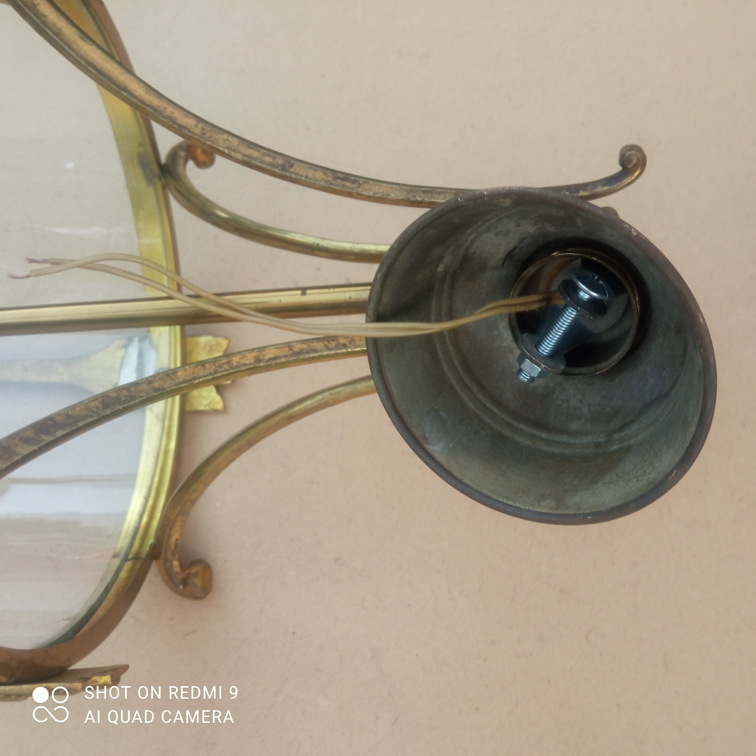 Bronze and brass lantern in Empire style - 4,400 kg!
