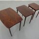 Danish Rosewood Nesting Tables, 1960s, Set of 3