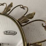 Round vintage witch mirror