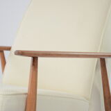 Armchair FOX chiné cream