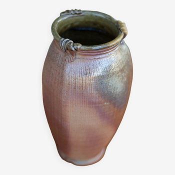 Vase in vintage glazed stoneware