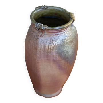 Vase en grès vernissé vintage
