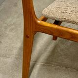 4x Teak Dining Chairs Denmark 60s