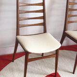 Set of 4 vintage teak chairs by Benze Sitzmobel.