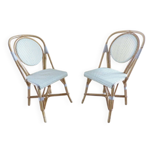 Paire chaises bistrot - clair