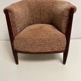 Armchair in the shape of a barrel 20-30s