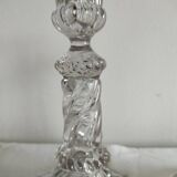 Pair of crystal candlesticks