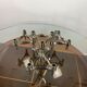 Set of 5 modular candle holders bmf nagel 1970