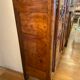 Bressane cabinet dated 1863, in walnut, ash and ash magnifying glass
