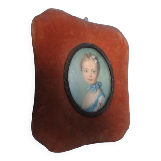 Portrait miniature Marquise