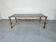 Brass coffee table in Regency style by Giovani Banci for Hermès, Italy, 1970s.
