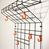 Wire coat rack by Karl Fichtel for Drahtwerke Erlau 1950s