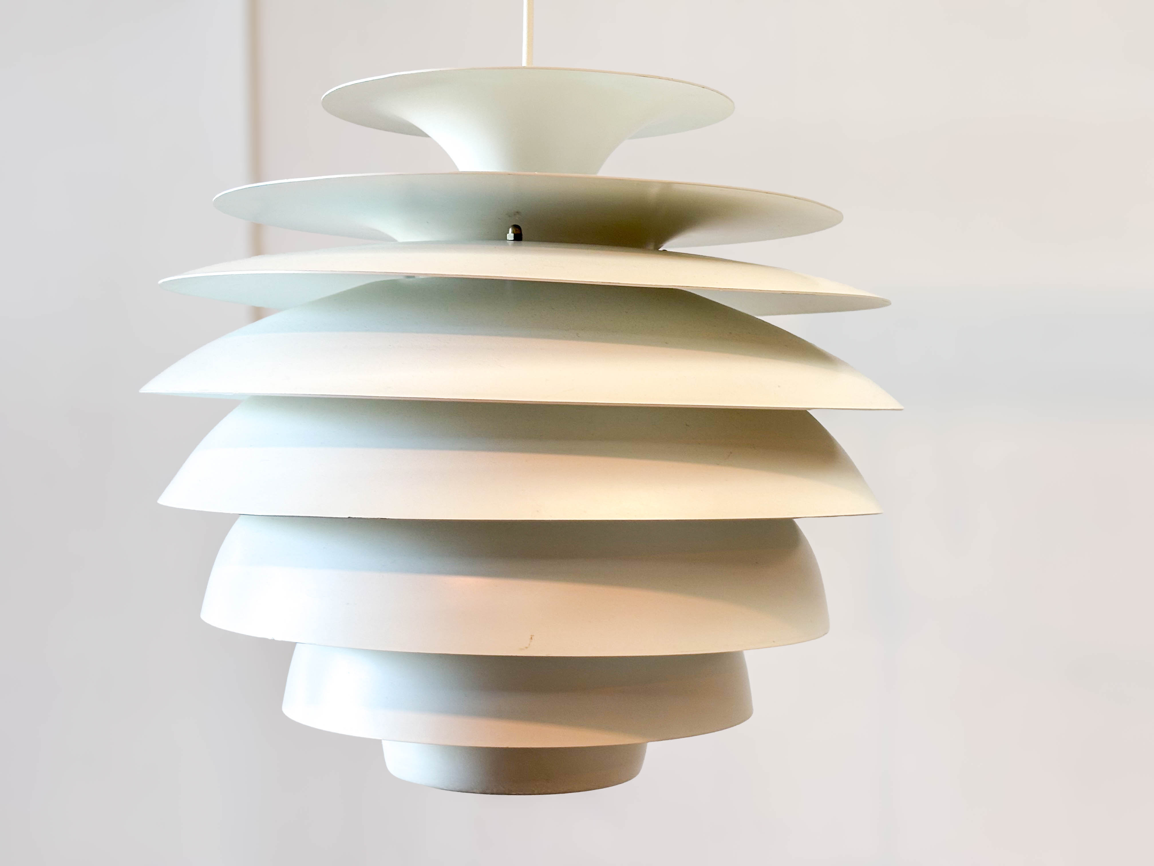 Chandelier de Barcelone 1970 par Bent Karlby pour Lyfa