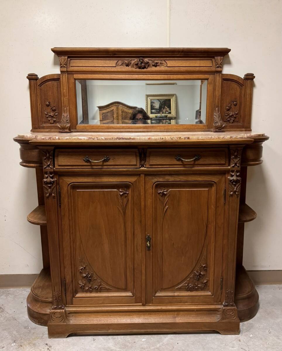 D'aprés Gauthier Poinsignon Buffet époque Art Nouveau Ecole de Nancy en noy