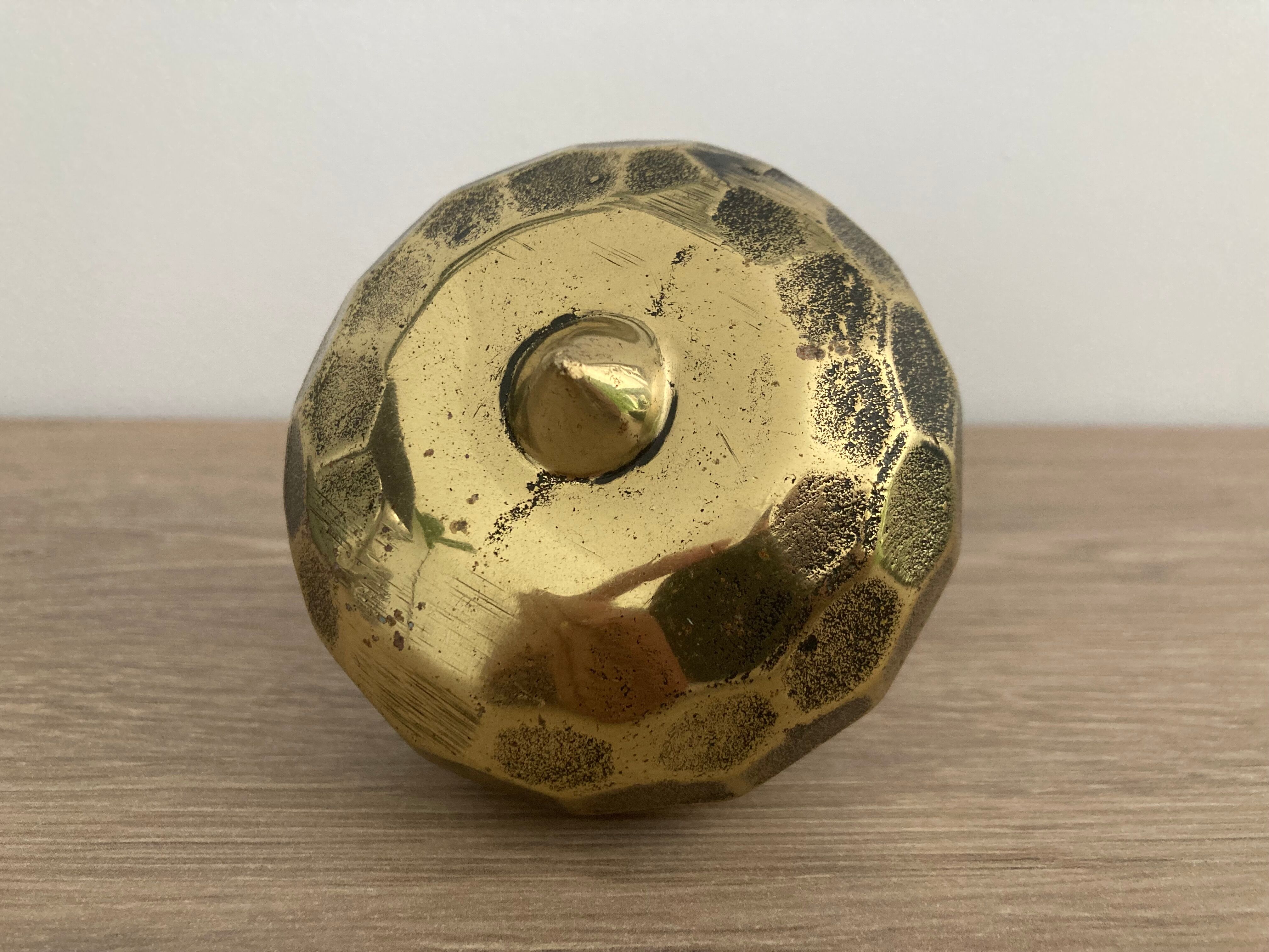 Solid brass entrance door handle