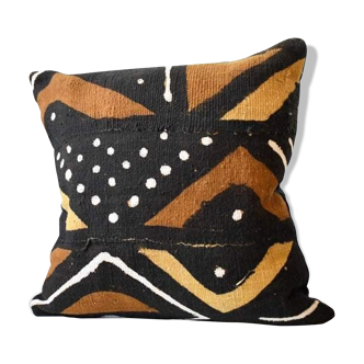 Housse de coussin en véritable bogolan du mali