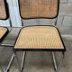 Serie of 4 Cesca B32 chairs by Marcel Breuer