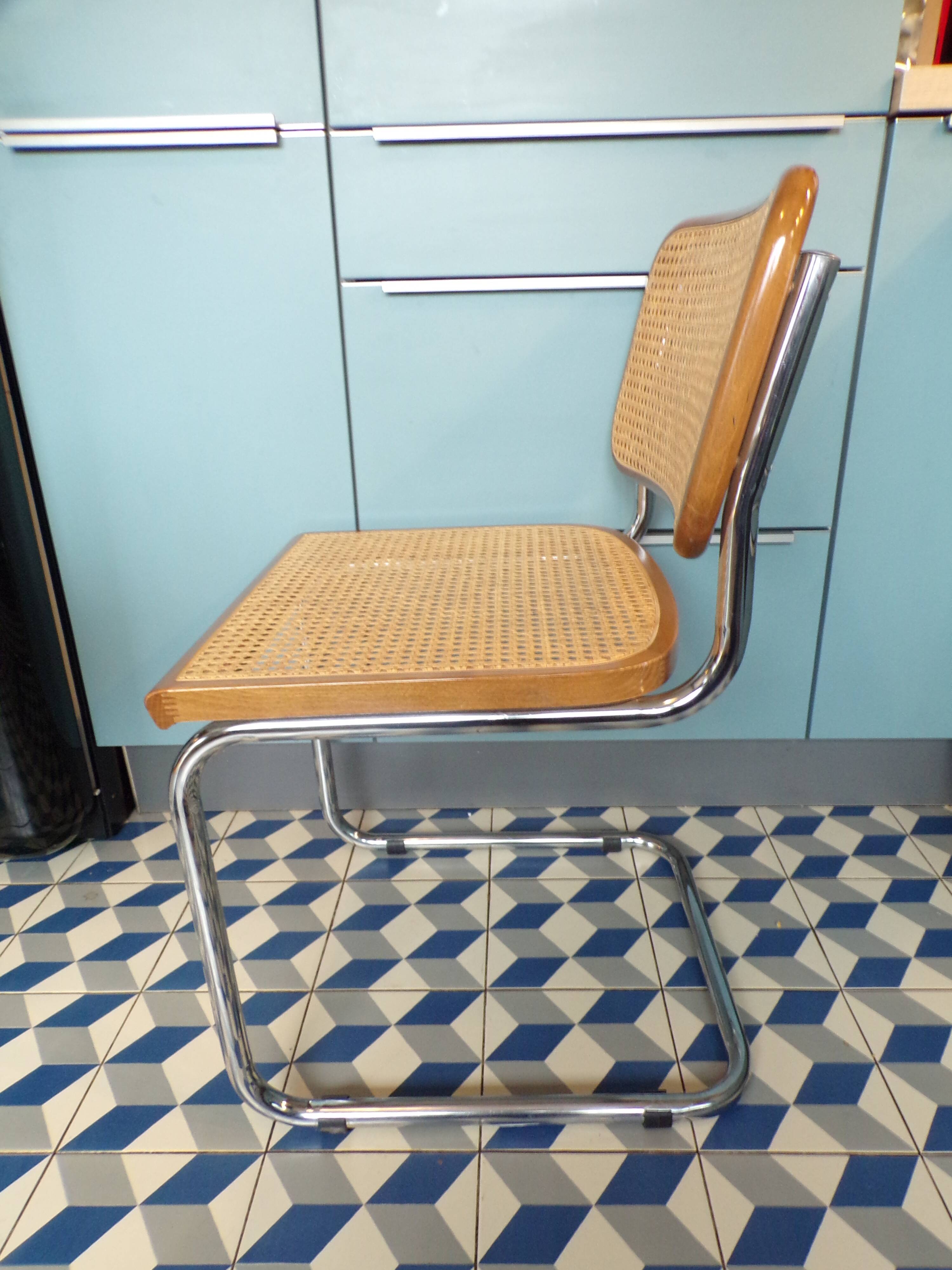 Cesca B32 Marcel Breuer cane chair
