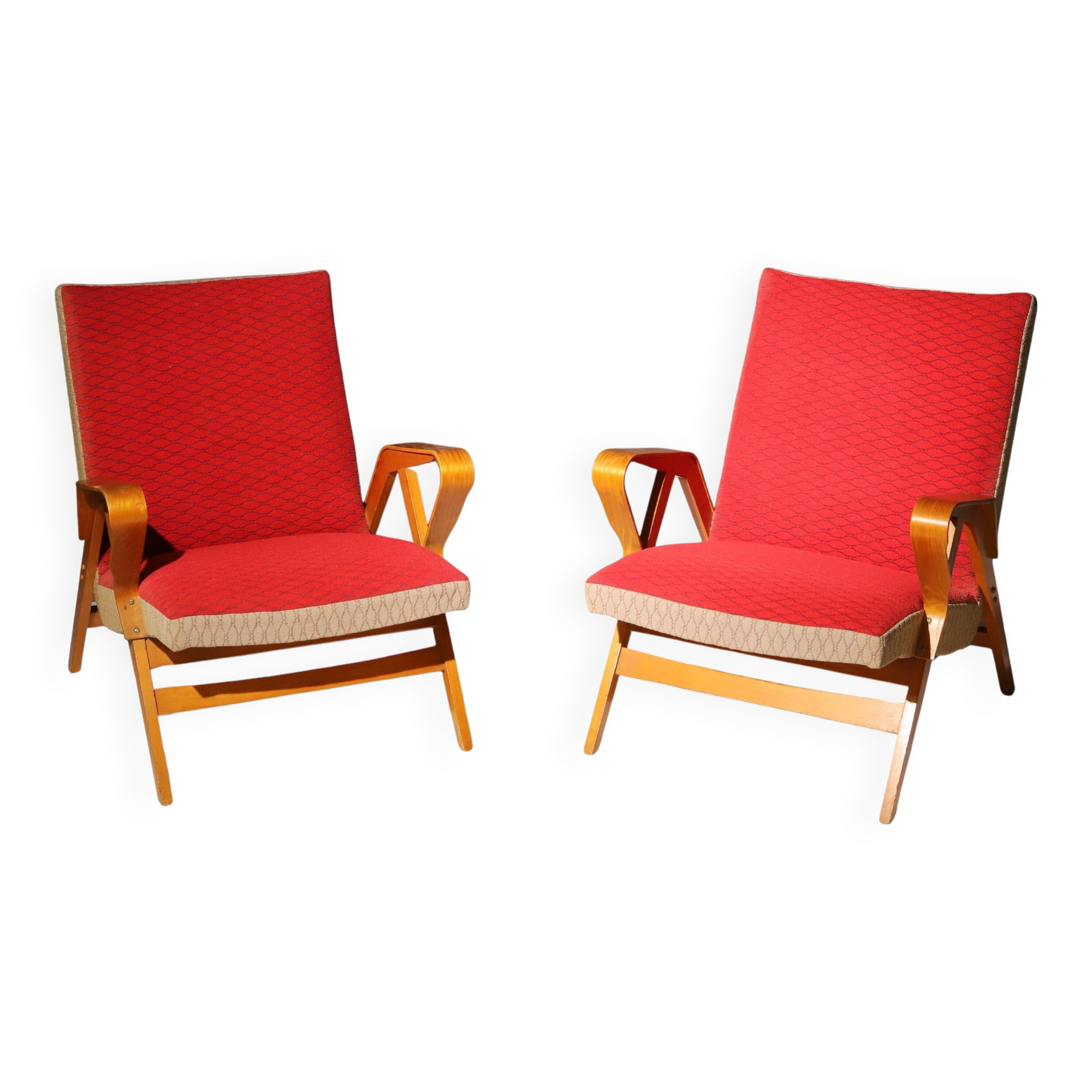 Pair of armchairs by František Jirák for TATRA nabytok, 1970´s, Czechoslovakia