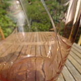 Bohemian glass vase years 40