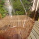 Vase verre boheme années 40