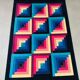 Geometric rug Missoni T&J Vestor model Posada, 1980s