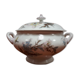 Vegetable soup tubeware XIX th flowers Grand Dépot Drouot