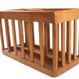Wooden magazine holder - vintage