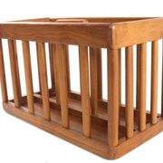 Wooden magazine holder - vintage