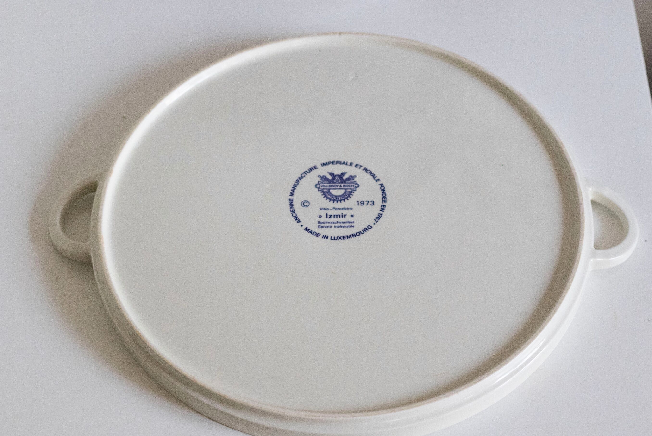 Ceramic dish Villeroy and Boch model Izmir 70s