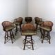 Elinor McGuire bar stools Hans Kaufeld 1960s