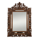 Miroir ancien chêne sculpté - Style Henri II