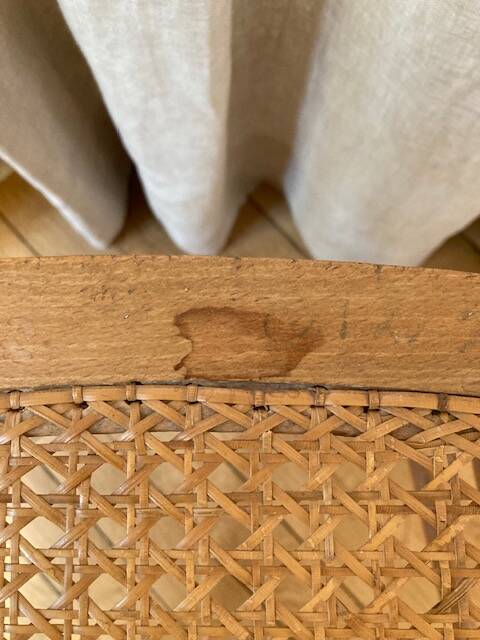 Napoleon III caned chair