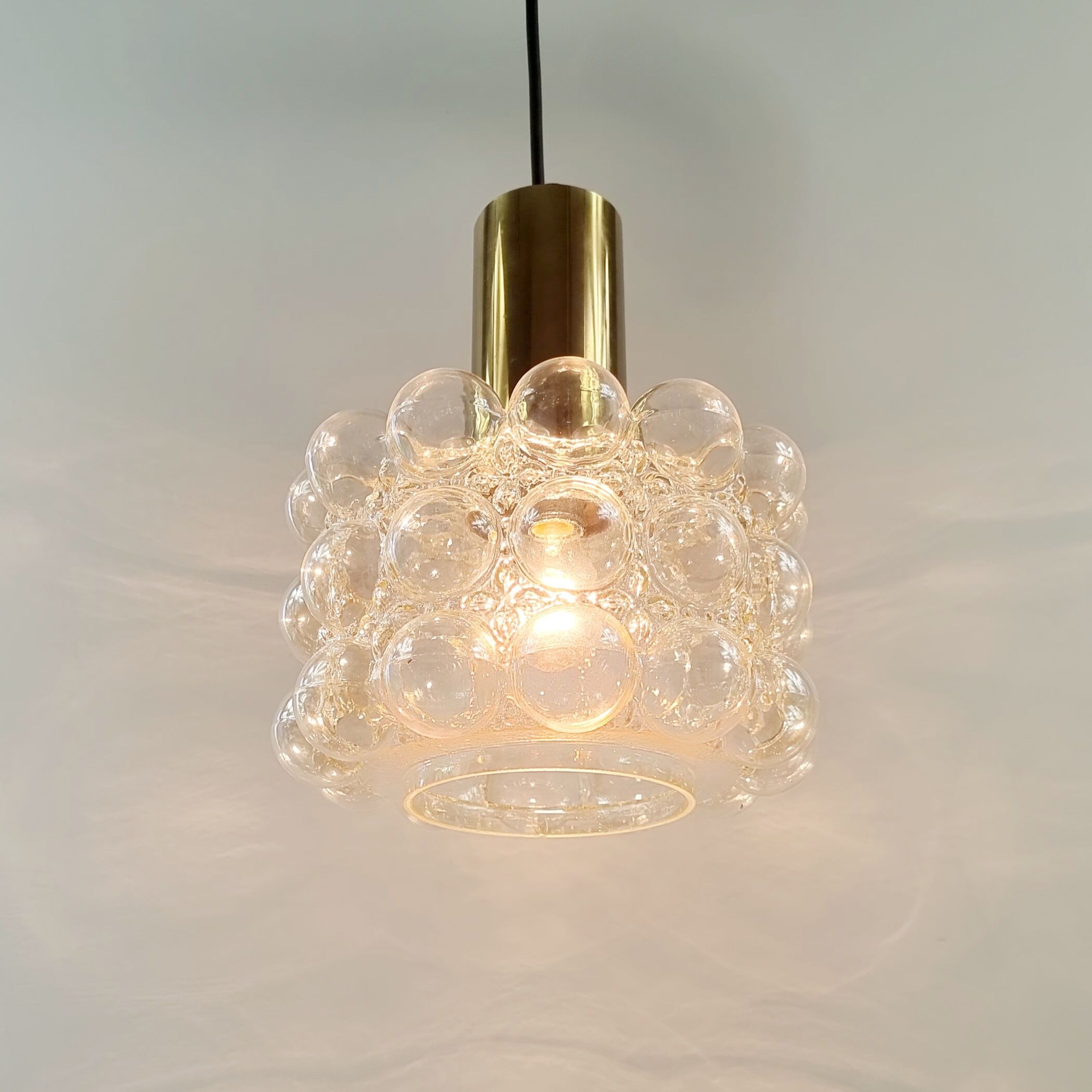 Mid-Century Modern Bubble Glass Ceiling Lamp by Helena Tynell for Limburg, Germany, 1960s
